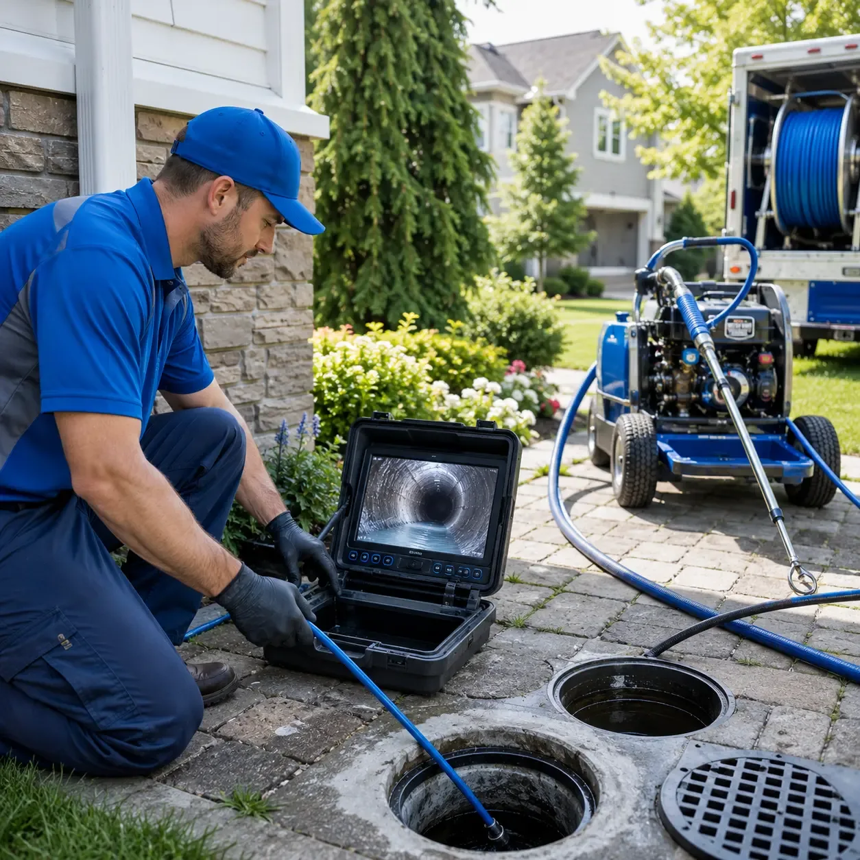 Outdoor drain cleaning professionals serving Goodman, MS